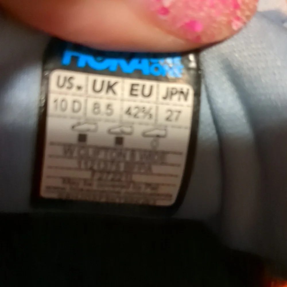 Hoka One One Clifton 8 Blue Fog Plein Air Running Shoe Women’s Size 10 D - Picture 11 of 14